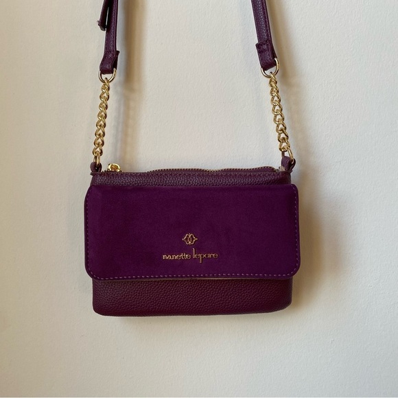 Nanette Lepore Handbags - NWOT Nanette Lepore Purple Crossbody Bag